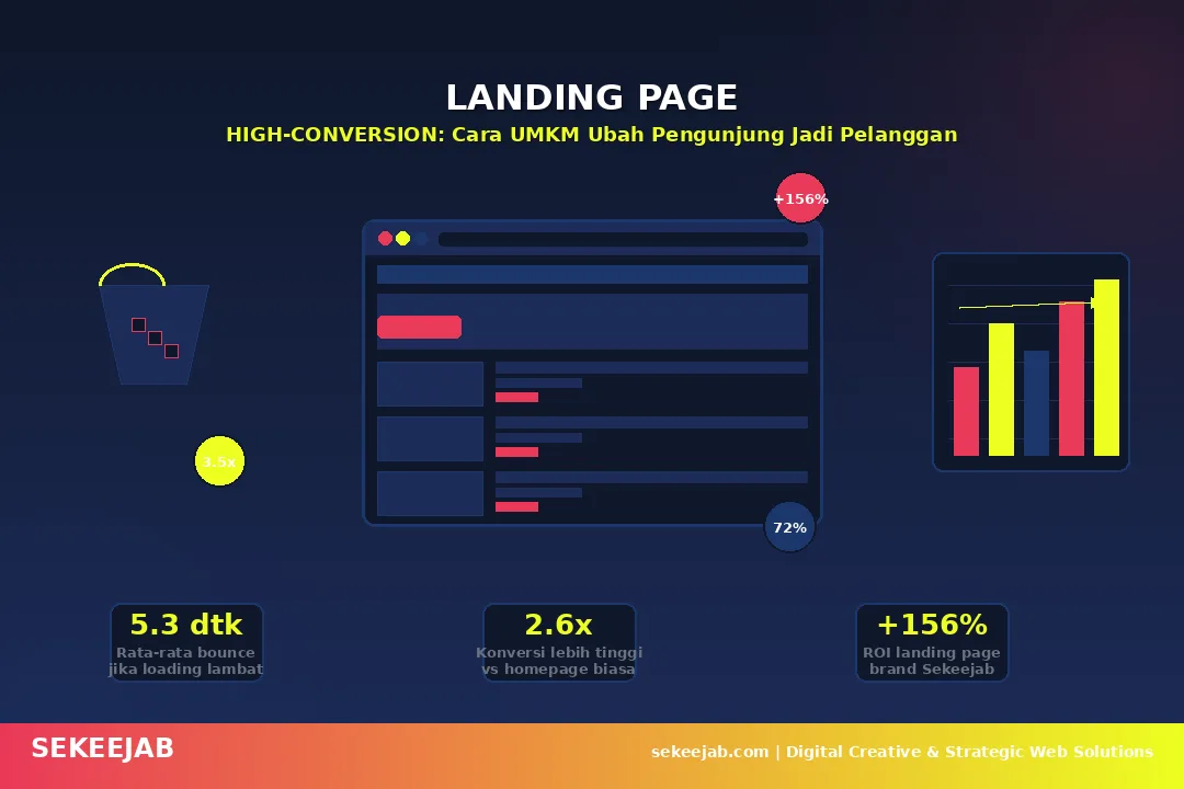 Landing Page High-Conversion: Cara UMKM Ubah Pengunjung Jadi Pelanggan Tanpa Buang Budget Iklan