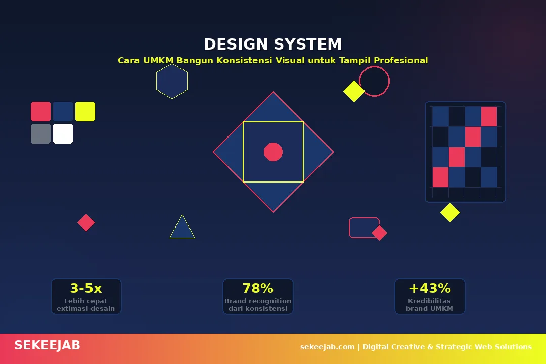 Design System untuk UMKM: Bangun Konsistensi Visual yang Bikin Bisnis Anda Terlihat Profesional